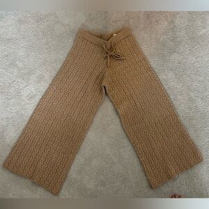 POL Tan Knit Womens Casual Pants